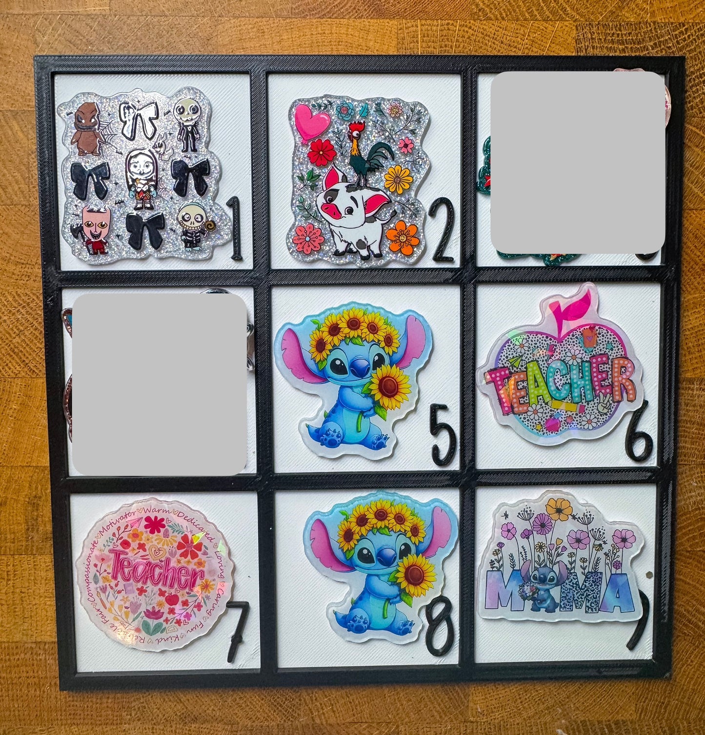 Acrylics 1-9