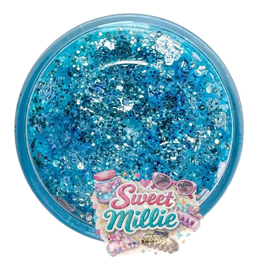 10g Light Blue & Silver Glitter Mix