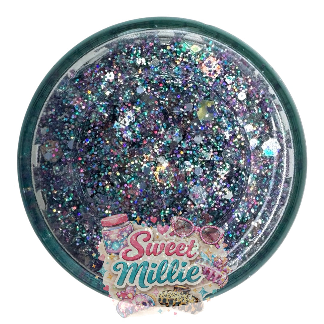 10g Fine Silver Holo Glitter Mix