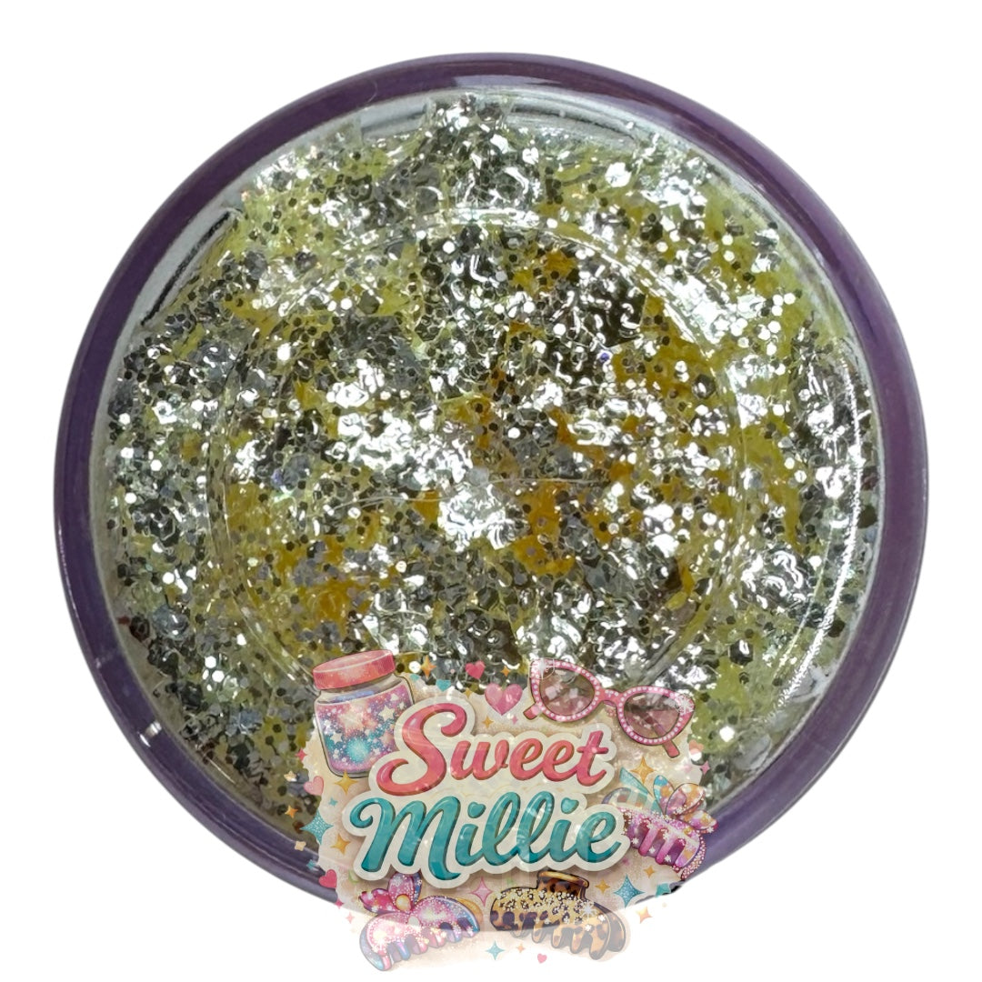 10g Yellow & Silver Glitter Mix