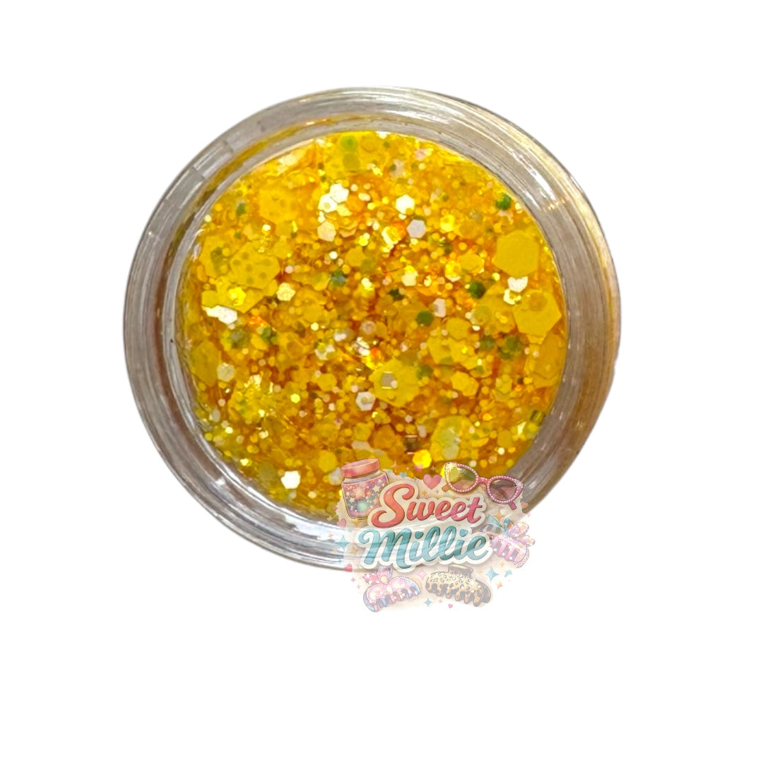 5g Yellow Glitter Mix