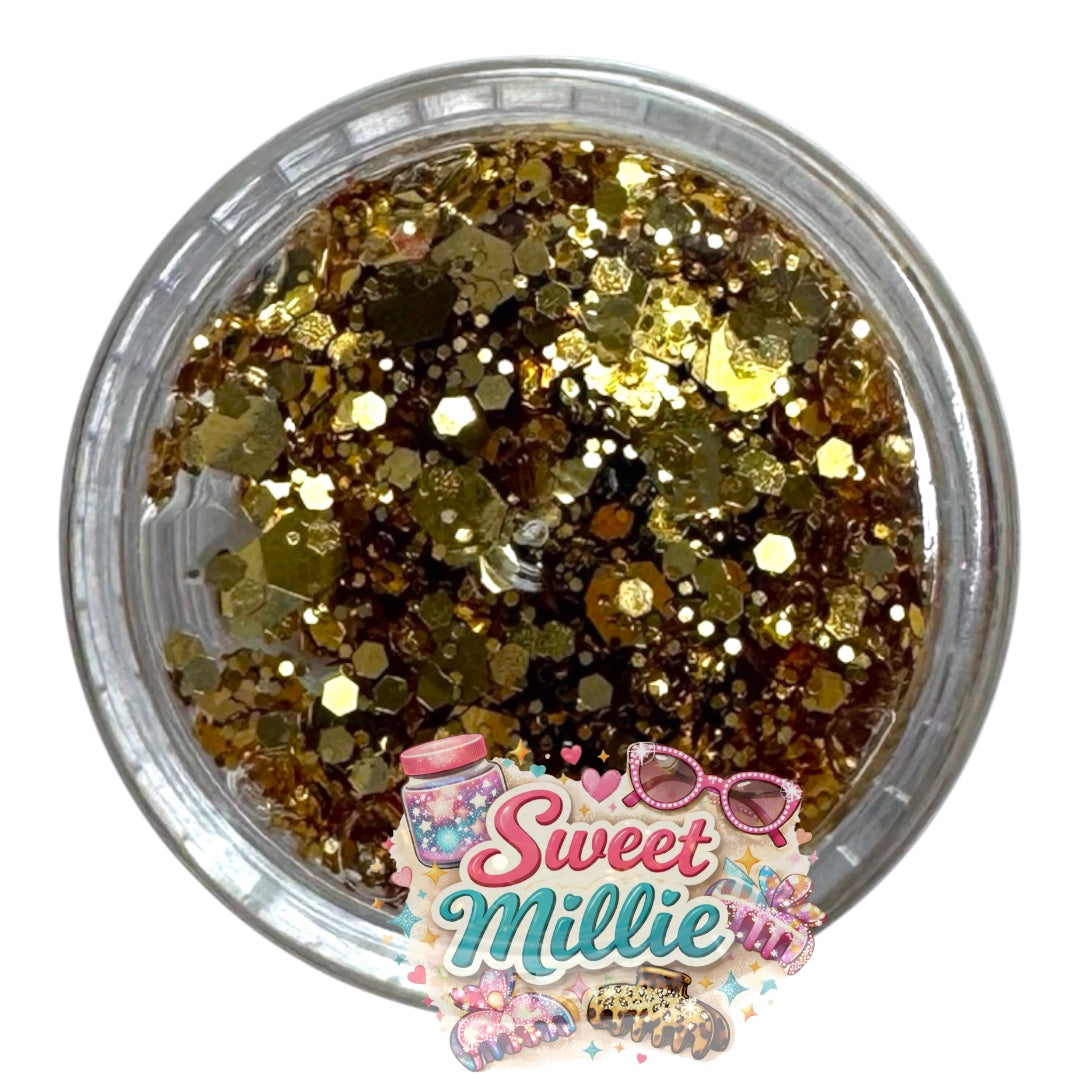 5g Gold Glitter Gel