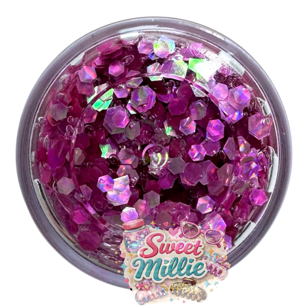 10g Purple/Pink XL Glitter Gel