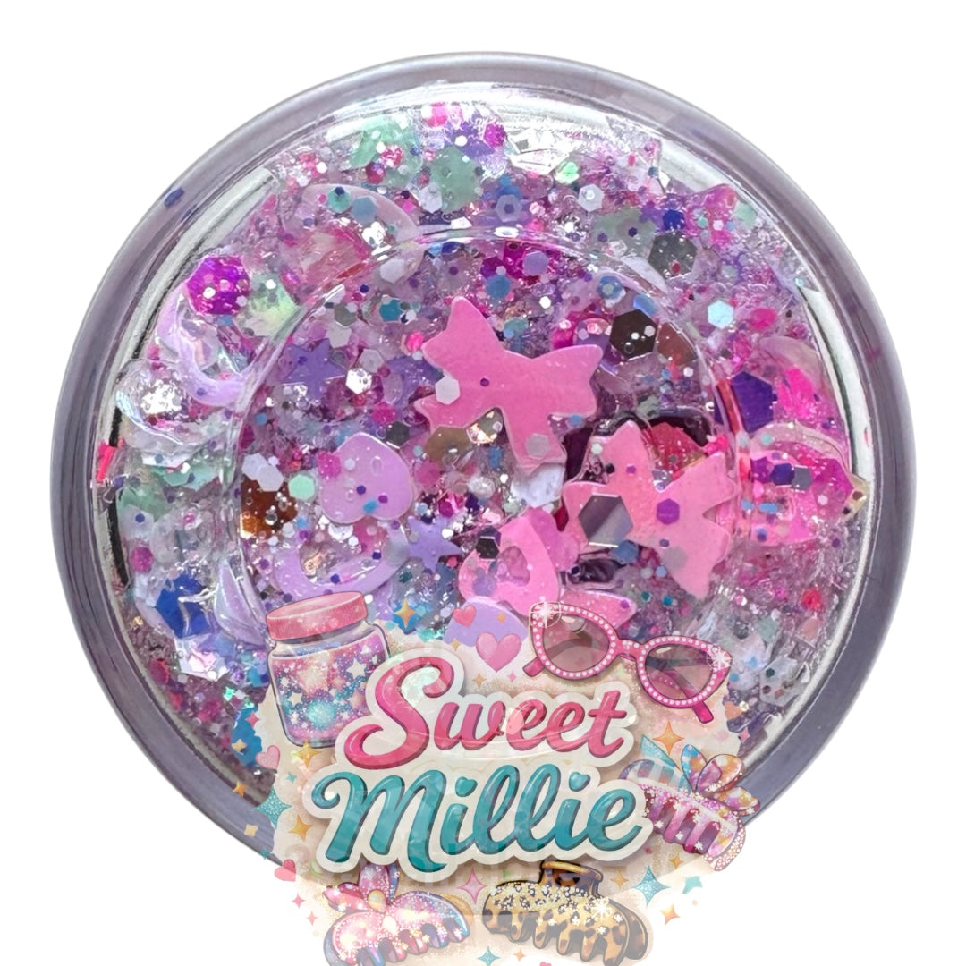 5g Bow & Heart Glitter Gel Mix