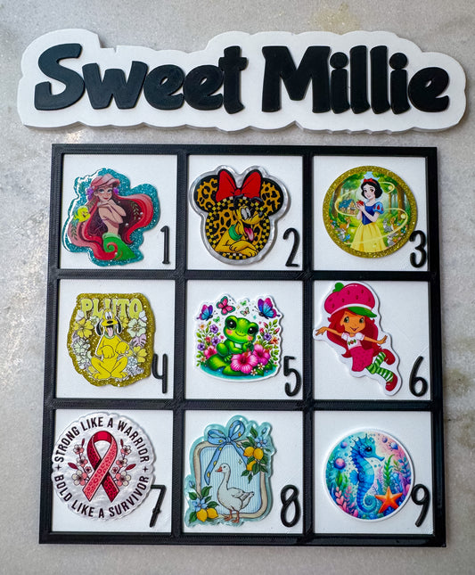 Acrylics 1-9