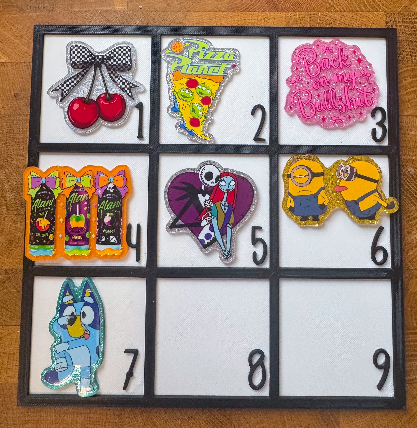 Acrylics 1-7