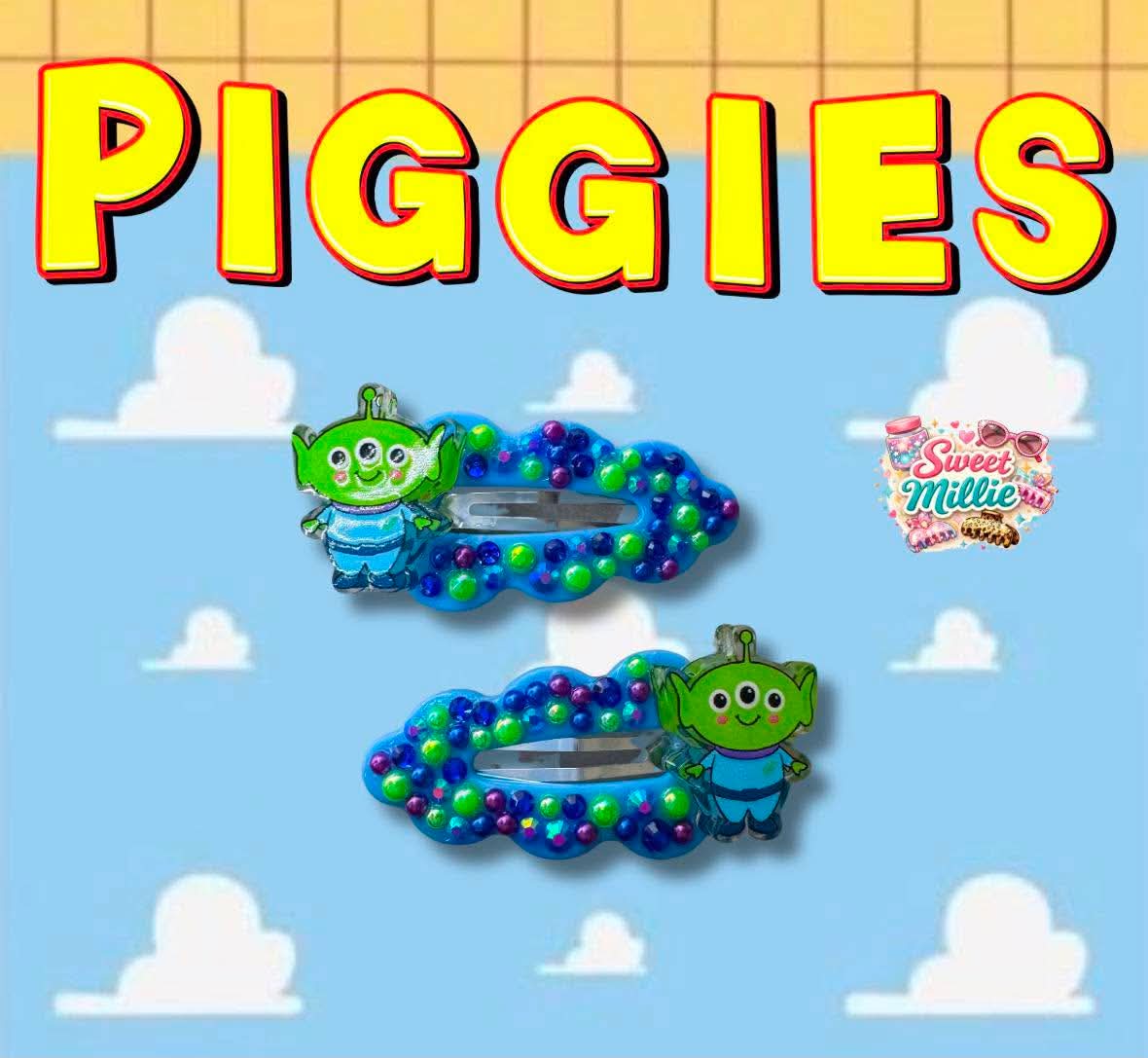 Hair Clip Piggies