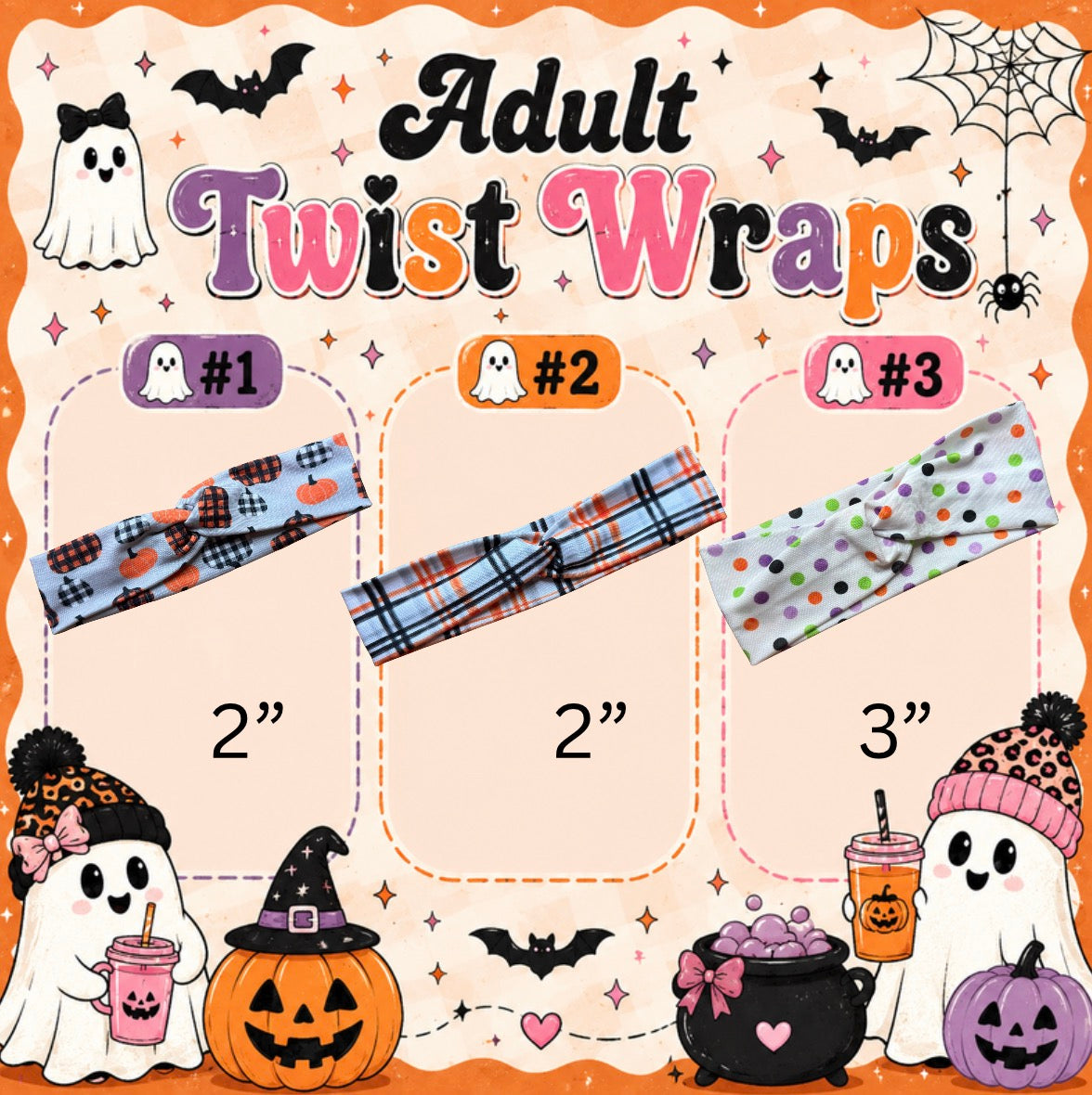 Adult Twist Wraps