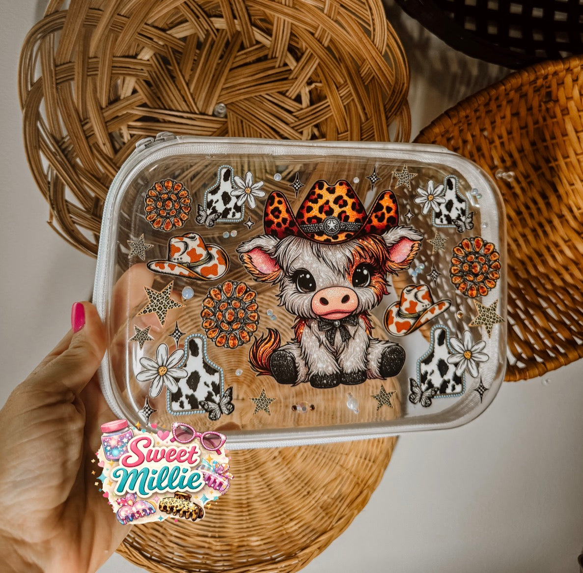 Custom Zipper Pouch Accessories Holder