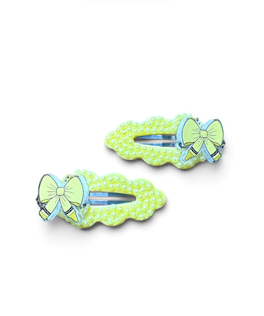 Pencil Piggy Snap Clips