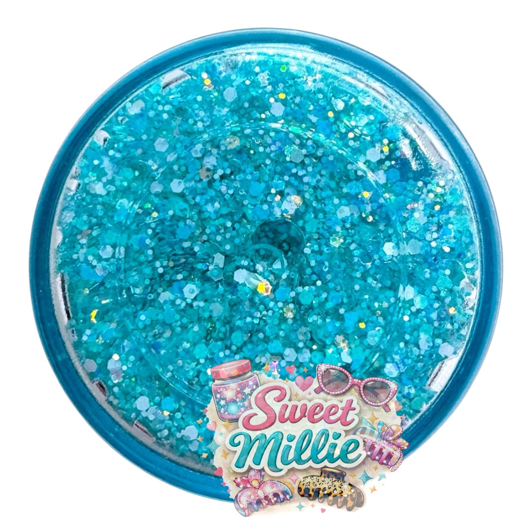 10g Fine Light Blue Glitter Gel