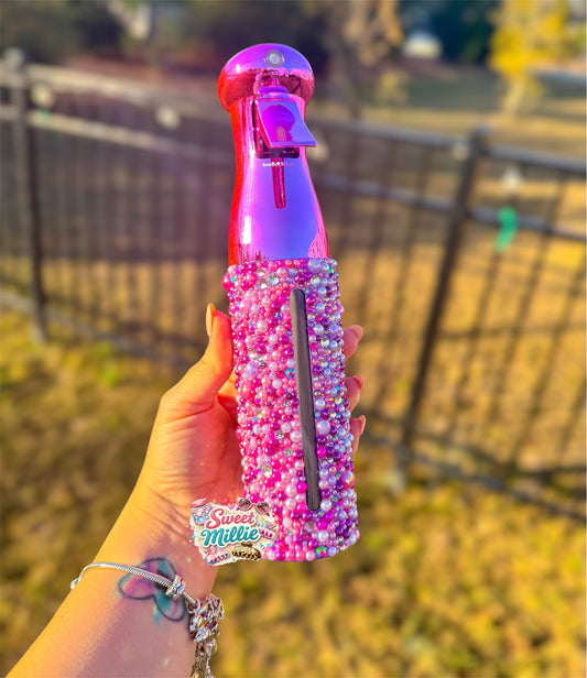 Custom Hairdresser Bling Water Bottle