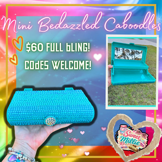 Mini Bedazzled Caboodles