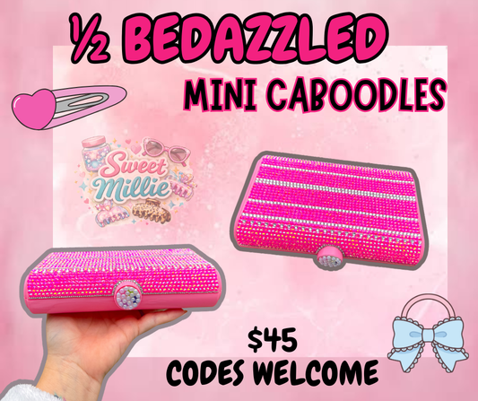 Mini 1/2 Bedazzled Caboodles