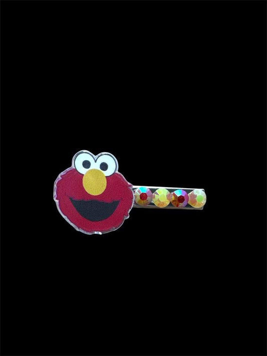 Elmo bedazzled Hair Clip