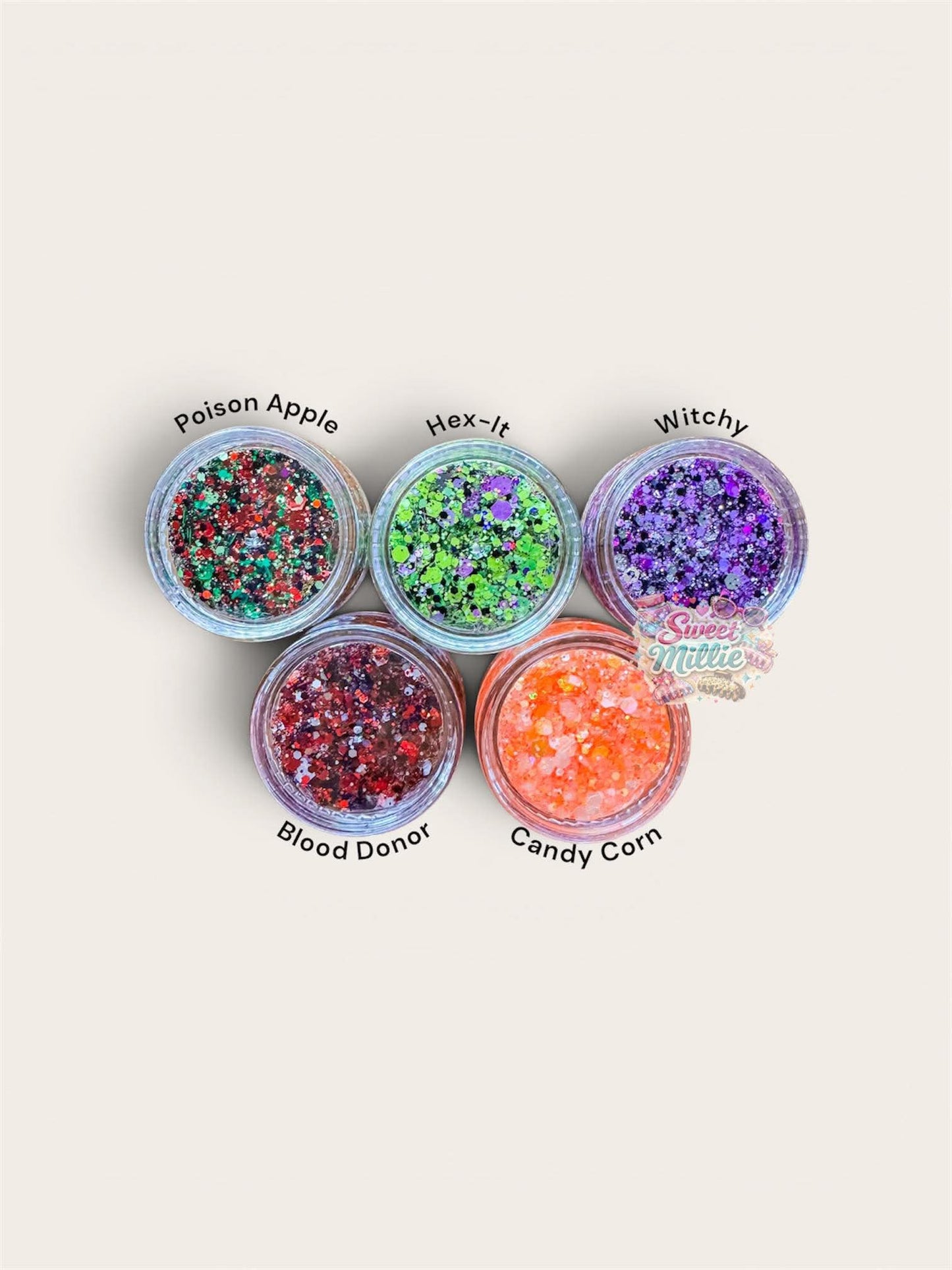 Halloween Single Glitter Gel