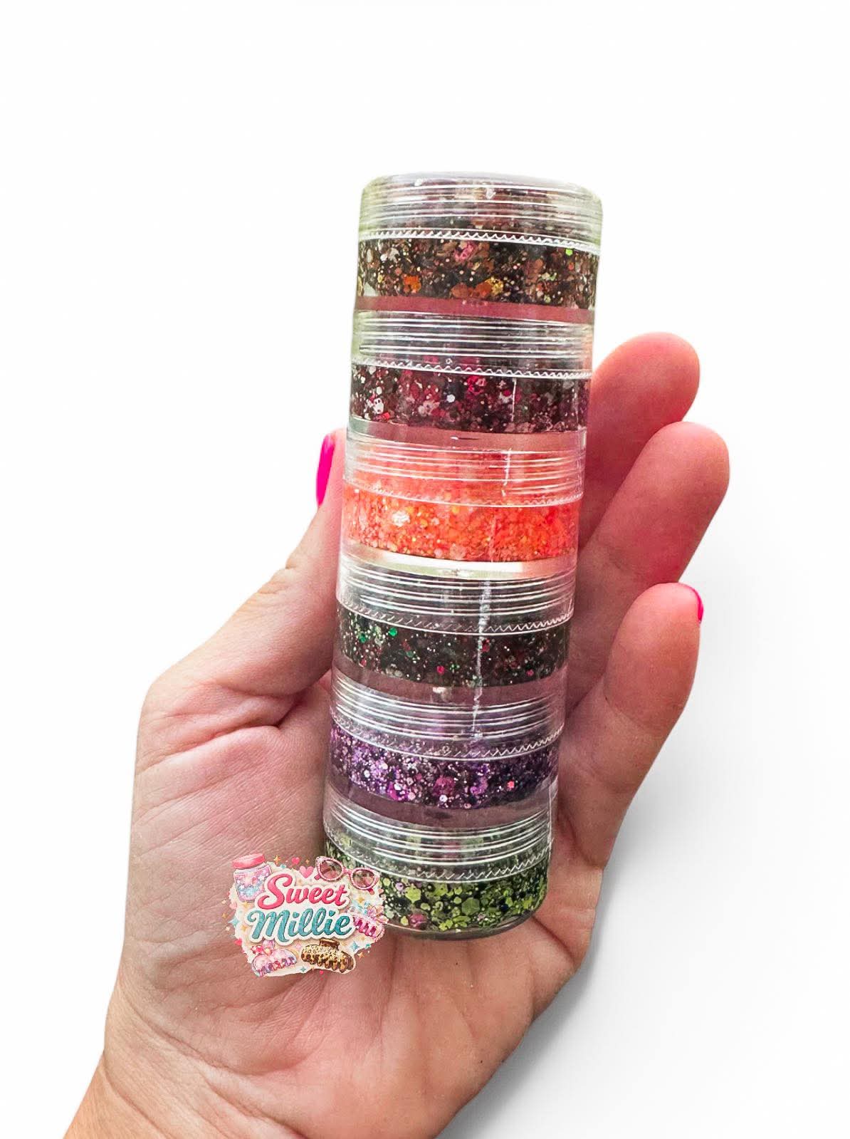 6 Stack Glitter Gel