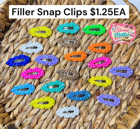 Small Businesses ONLY - Filler Snap Clips
