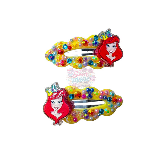 Ariel Piggy Snap Clip Set